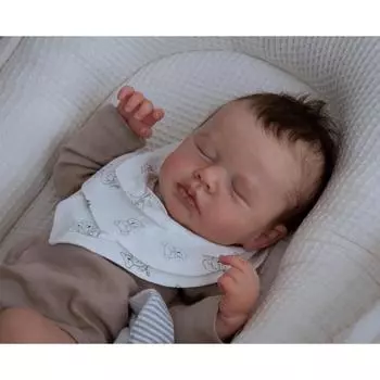 19-дюймовая кукла LOULOU имитирует игрушку Reborn Baby Doll для детей, куклы-компаньоны, игрушки Full Silicone Boy Doll