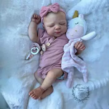 19-дюймовая кукла Pascale Reborn Baby для малышей, мягкое на ощупь тканевое тело с полипропиленовым хлопком, кукла возрождения для новорожденных, реалистичные куклы-симуляторы сна для детей cloth body