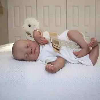 19-дюймовая кукла-реборн с мягким телом имитирующая младенца-реборна 49cm