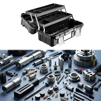19-дюймовый 3-х уровневый складной ящик для инструментов для хранения многофункциональный 17x8.8x8 дюймов для DIY Handyman экономит место
