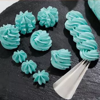 19# Маленькая насадка для кондитерских изделий Насадки для кексов Советы по украшению тортов Инструменты для выпечки