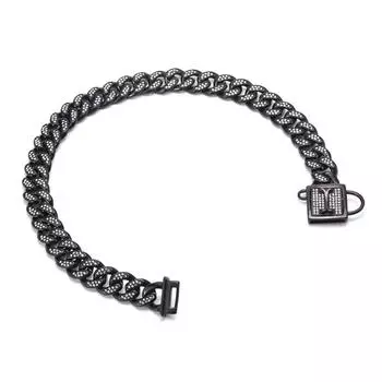 19 мм широкая лента, пряжка для дрели, полная дрель, армированный поводок для собак, ошейник, поводок для собак средних и больших собак 19MM*25CM чёрный