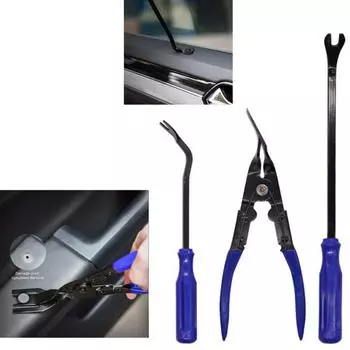 19 шт./компл., инструмент для снятия автоматической обшивки, многоцелевой нескользящий пластиковый автомобильный дверной панели, набор инструментов для разборки аудио-радиоприемника для установки на приборной панели красный