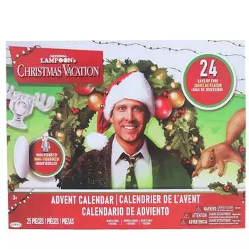 19 шт. Сумасшедший рождественский праздничный адвент-календарь в подарок включает 19 подарков, рождественские праздничные фигурки и аксессуары акриловая версия One Size