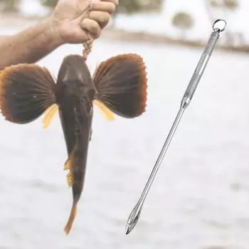 19 см/7,5 дюйма из нержавеющей стали, безопасный экстрактор, съемник рыболовного крючка, устройство для быстрого отсоединения рыболовных инструментов, портативное устройство для рыбалки