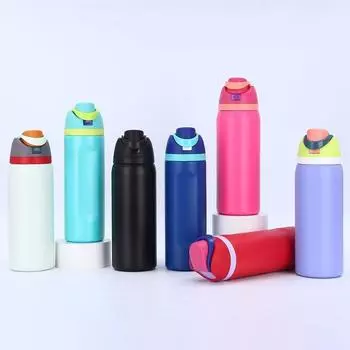 19 унций термос из нержавеющей стали с откидной крышкой, кружка для воды, кофе, чая, молока, холодных и горячих напитков, дорожная кружка чёрный