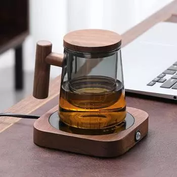 19 Вт подогреватель для чашек, подогреватель кружек, 55 ° C, подогреватель для горячего чая, подставка для чашек, подогреватель для кофе, молока, чая, 220 В для подарка