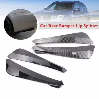 19 задний бампер автомобиля плавник Canard сплиттер диффузор валентный спойлер защита от царапин для губ универсальный для Chrysler для BMW E90 E92