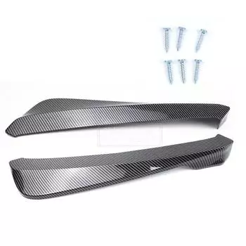 19 задний бампер автомобиля плавник Canard сплиттер диффузор валентный спойлер защита от царапин для губ универсальный для Chrysler для BMW E90 E92