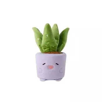 19cm Creative Green Plant Potted Plants Pink Tulip Mushroom Aloe Crabapple Soft Plush Toys Girls Boys Birthday Gifts Party Decor about 19cm