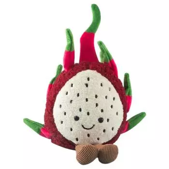 19см Мультяшная плюшевая игрушка питахайя Мягкая плюшевая кукла-фрукт Подарки для девочки 19cm красный
