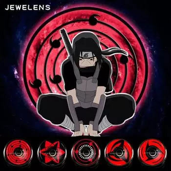 (-1,00~-6,00)Цветные контактные линзы JeweLens 2шт Аниме Косплей 0.00/Plano