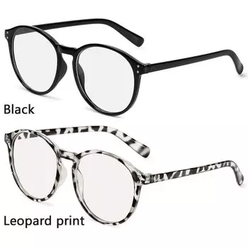 -1.0~-4.0 унисекс черная круглая оправа анти-синий свет близорукие очки винтажные очки плоские зеркальные очки -3.0