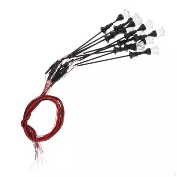 1:100 для мини-модели железнодорожного поезда фонарные столбы светодиодные уличные фонари TT набор из 10 шт.