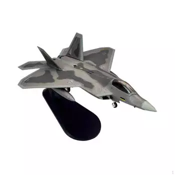1:100 F-22 Модель самолета Истребитель из металлического сплава Реалистичный самолет Самолет для офиса Домашний