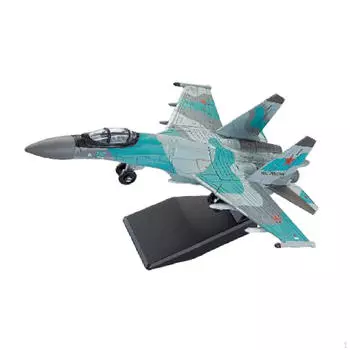 1/100 SU35S истребитель модель комплект самолет строительные блоки DIY настольный декор самолет игрушка обучающая для