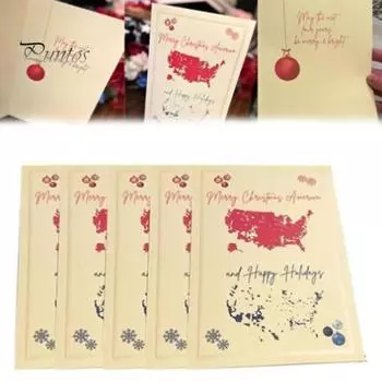 1/10/20/30 шт. Счастливого Рождества Америка Открытки Патриотические праздничные поздравительные открытки Президентские выборы Рождественские открытки для рождественской новогодней вечеринки 1pc