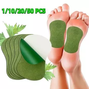 1/10/20/50 шт. Полынь пластырь для стопы снятие усталости пятки боль снятие стресса детоксикация помощь сон тело детоксикация пластырь 1 PCS