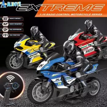 1/10 RC мотоцикл 4 канала электродвигатель высокоскоростной пульт дистанционного управления гоночный мотоцикл дрифт автомобиль модель мальчик подарок для детей
