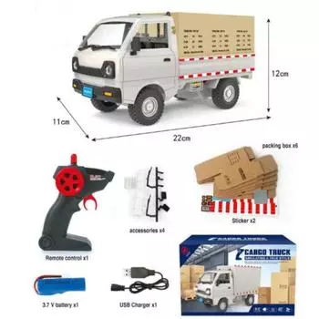 1:10 Remote Control Truck Micro Truck Remote Control Car Toy New Remote Control Van Indoor Play