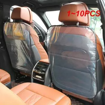 1~10 шт. 66x48 см защитный чехол для спинки автомобильного сиденья, противоударный коврик для детей, накладка на заднее сиденье, противогрязезащитный коврик, защитные чехлы