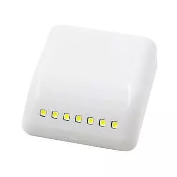 1~10 шт. 7 светодиодов светодиодный светильник под шкафом на батарейках сенсорный сенсорный светильник для кухонного шкафа внутренний ночник