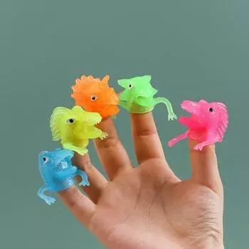 1/10 шт. Игрушки для пальчиковых кукол, забавные, красочные, монстры, эластичные, мягкие, резиновые, игрушки для детских праздников