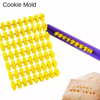 1~10 шт. Керамическое искусство алфавит цифры буквы полимерная глина пресс-форма для тиснения керамическая глина инструменты для печенья