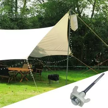 1/10 шт. колышки для палатки, колья высокой твердости, нержавеющие, широко используемые колышки с заостренной головкой, аксессуары для кемпинга 1pc белый