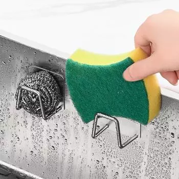 1-10 шт., кухонная раковина, настенная подвесная полка для слива губки, 1-10 шт. 1pcs серебряный