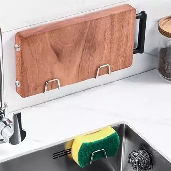 1-10 шт., кухонная стойка для слива губки из нержавеющей стали, без перфорации, настенная полка для хранения 1pcs серый