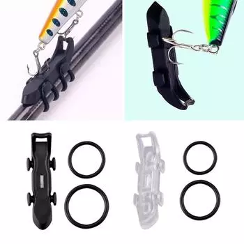 1/10 шт. магнитный держатель для удочки, крючка, приманки, аксессуары для удочки, безопасный держатель Fo W6G4 Black-10pcs