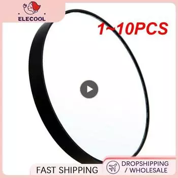 1~10 шт мини карманные круглые зеркала для макияжа 3/5/10/15X увеличительное зеркало набор с двумя присосками косметическое зеркало