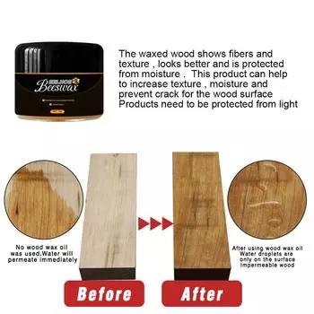 1~10 шт. натуральный полирующий пчелиный воск для дерева, приправа для пчелиного воска, комплексное решение для мебели, пчелиный воск для ухода за стульями, шкафами, дверцами Style A 1pc