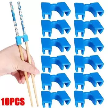 1/10 шт. Пластиковые держатели для палочек для еды, многоразовые, регулируемые, вспомогательные, тренировочные чехлы для начинающих тренеров, кухонные гаджеты