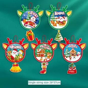 1~10 шт. Подвеска в виде рождественской елки, красивая, легко подвешивается, высококачественный бумажный материал, тонкая работа, праздничный дизайн