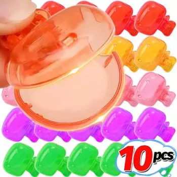 1/10 шт. портативный чехол для зубной щетки зажимы пластиковые пылезащитные чехлы для защиты головы путешествия походы кемпинг аксессуары для ванной комнаты 1PC