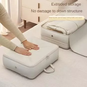 1-10 шт. Складная компрессионная упаковочная сумка для дома, большая вместимость, сумка для хранения одежды, дорожная портативная ручная компрессионная сумка 1PCS серый