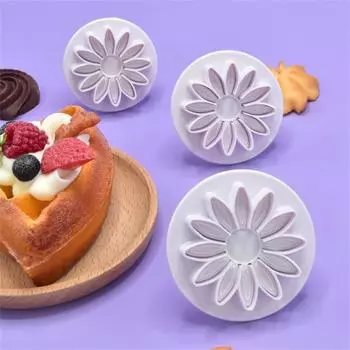 1~10 шт. свадебный цветок маргаритка торт плунжер помадка печенье форма сливы выпечка украшения печенья штампы для кухни