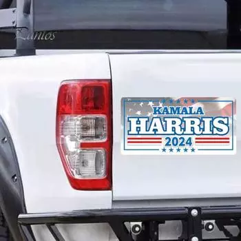 1/10 шт. Водонепроницаемая самоклеящаяся наклейка для ноутбука кандидата в президенты США 2024 года, автомобильный компьютер, багаж, украшение, наклейка 1pc