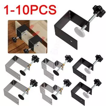 1-10 шт. зажимы для панелей ящиков для деревообработки, стальные зажимы для установки передней части ящика, инструменты для шкафа, аксессуары для домашней мебели