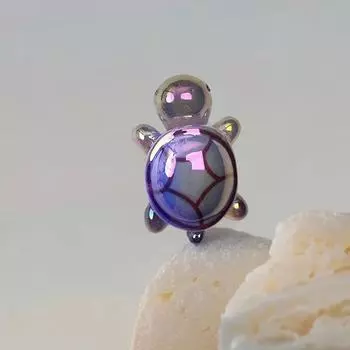 1/10 шт. мультяшная милая мини-светящаяся черепаха из смолы, орнамент, ландшафтные фигурки, креативные сделай сам, украшения для дома, аксессуары, подарки 1Pcs