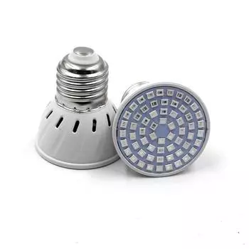 1- 10X светодиодный светильник E27 для выращивания растений, светодиодные лампы полного спектра для теплиц, для гидропоники, лампы для растений в помещении, 48 60 80 светодиодов, фитолампа 1pcs