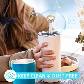 1/11 шт. Колпачок для соломинки для чашки, искусственный жемчуг, соломинка-топпер для стакана 30 и 40 унций, многоразовые пылезащитные наконечники для соломинок, защитные крышки, надежная крышка для напитков E