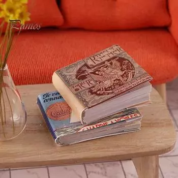 1:12 1:6 миниатюрных кукольных домиков с высокой насыщенностью, имитация микропейзажа, классическая книжная сцена, модель, аксессуары для детей B