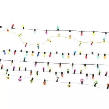 1:12 1 гирлянда искусственных огней Рождество Хорошее украшение кукольный домик Миниатюрная мини-мебель Аксессуары гирлянды