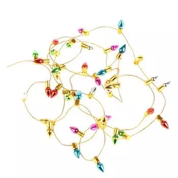 1:12 1 гирлянда искусственных огней Рождество Хорошее украшение кукольный домик Миниатюрная мини-мебель Аксессуары гирлянды