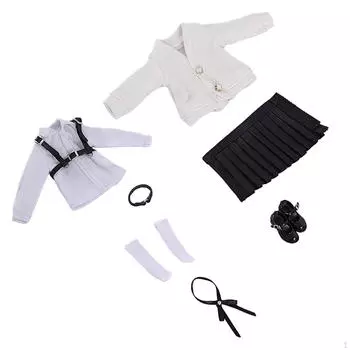 1/12 экшн-фигурка комплект одежды для девочек школьная форма Black