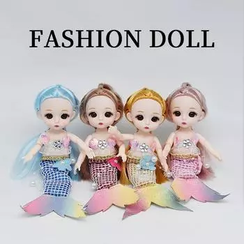 1/12 BJD кукольный набор русалочка принцесса DIY одеваются фигурка модель 16 см подвижные суставы модная кукла игрушки девочка игровой домик игрушки дети подарок