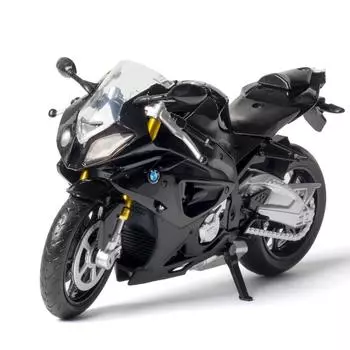 1/12 BMW S1000RR литой мотоцикл модель игрушечный автомобиль коллекция автобайк амортизатор внедорожный автоцикл игрушки автомобиль чёрный